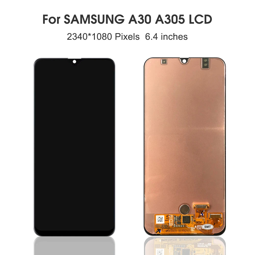 A30 For Samsung 6.4''For A305F A305G A305Y A305 A305N A305GT LCD Display Touch Screen Digitizer Assembly Replacement