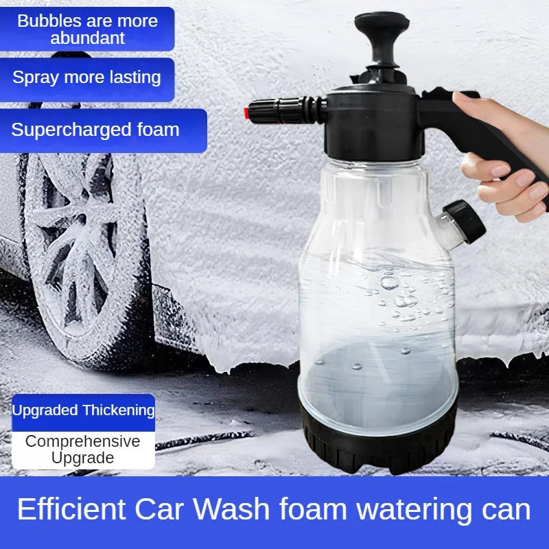 Car Wash Foam Watering Can Handheld Household Car Wash Liquid Spray Foam Artifact High-pressure Watering Can