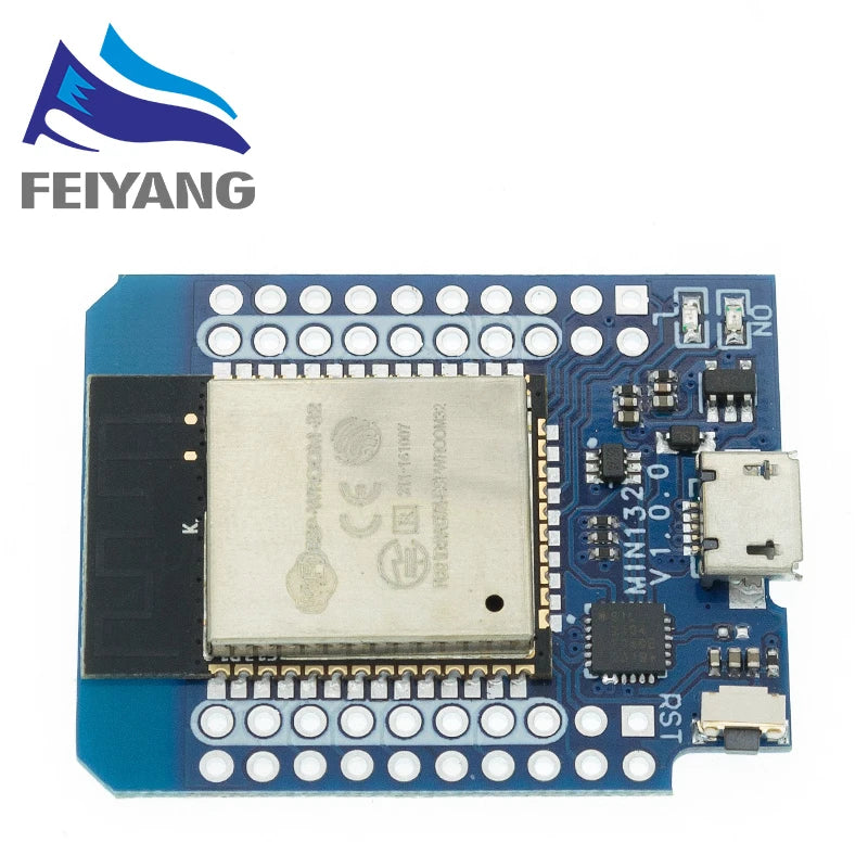 For Wemos Mini D1 ESP8266 ESP32 ESP-32S WIFI Bluetooth CP2104 Development Board Module For Arduino With Pins