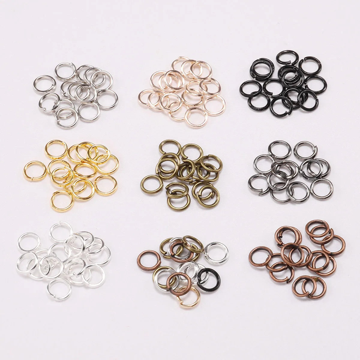 100/300pcs/Lot Hypoallergenic Earring Hook Kit Mix-color Ear Wires Fish Hooks Open Jump Rings Earplugs For DIY Jewelry Making