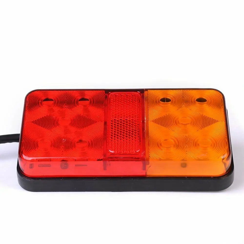 12V 2W 10 LED Truck Car Trailer Rear Tail Light Stop Indicator Lamp Taillight Turn Signal Lamp Waterproof Shockproof Rear lights