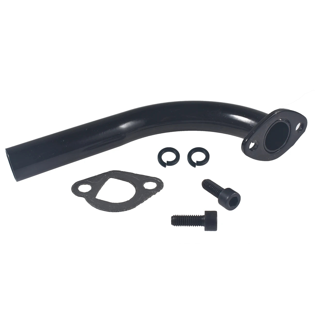 Exhaust Pipe with Gasket Fit Predator 196CC 212CC Honda GX160 GX200 Go Kart Mini Bike