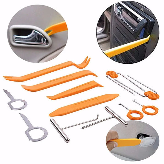 12x Car Audio Door Removal Tool Accessories sticker For Peugeot 307 308 407 206 207 3008 406 208 2008 508 408 306 301 106 107