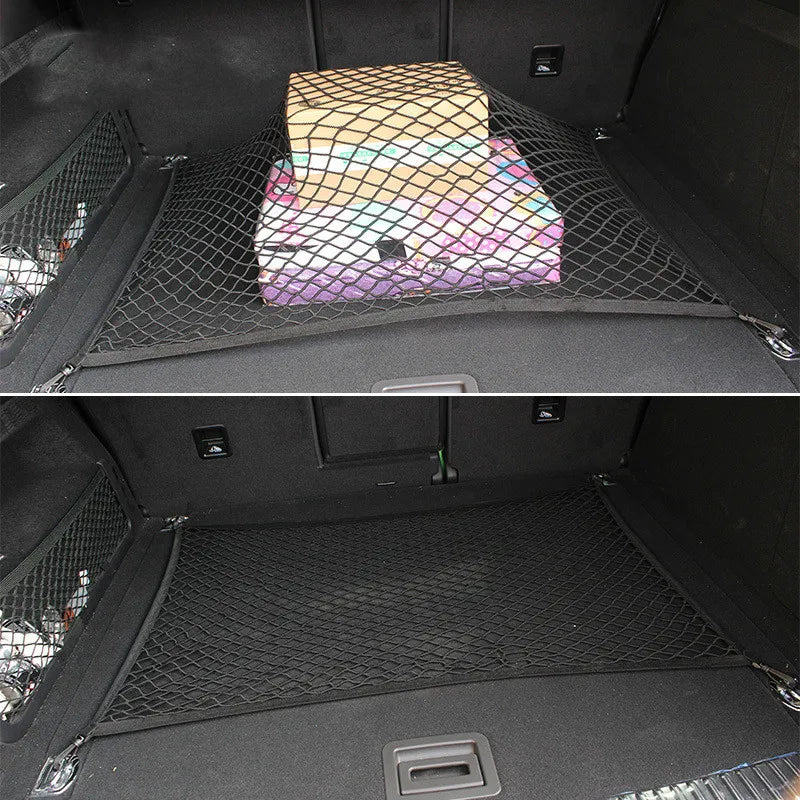 For Toyota Corolla Rav4 Chr Avensis Yaris Auris Prius Auto Care Car Trunk Luggage Storage Cargo Organiser Nylon Elastic Mesh Net