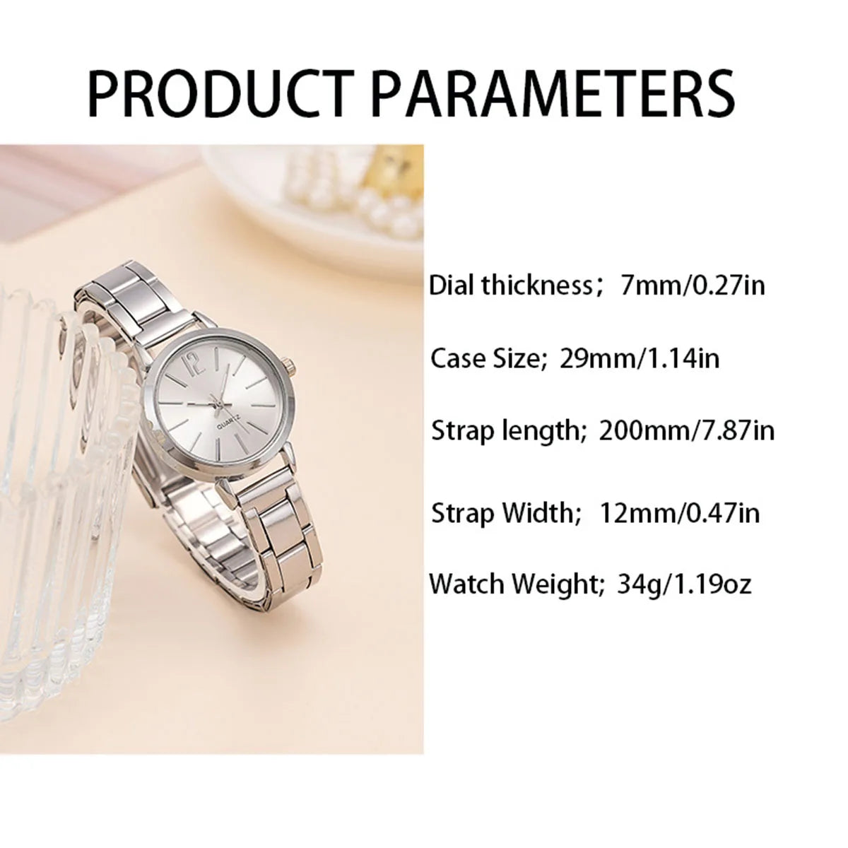 2pcs Set Watch Luxury Women Simple Dial Hollow Strap Fashion Gold Bracelet Quartz Wristwatch Student Ladies Watches Reloj Mujer