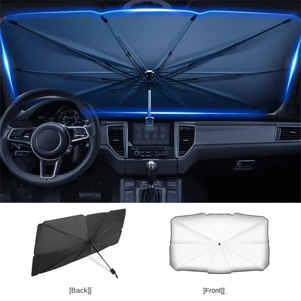 1PCS Car's Front Windshield Sunshade Front Window UV Protection Cover Summer Car Outdoor Sunshade Accessories