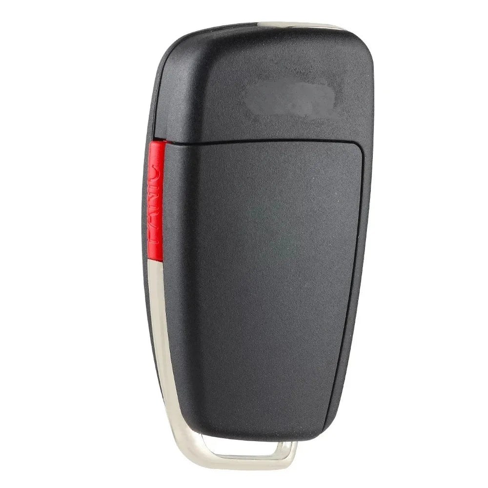 KEYECU Replacement Remote Key Shell Case 4 Button for Audi A2 A3 A4 A6 A8 TT Quattro S3 S6 S8 Q7 R8 S5 RS4 With HU66