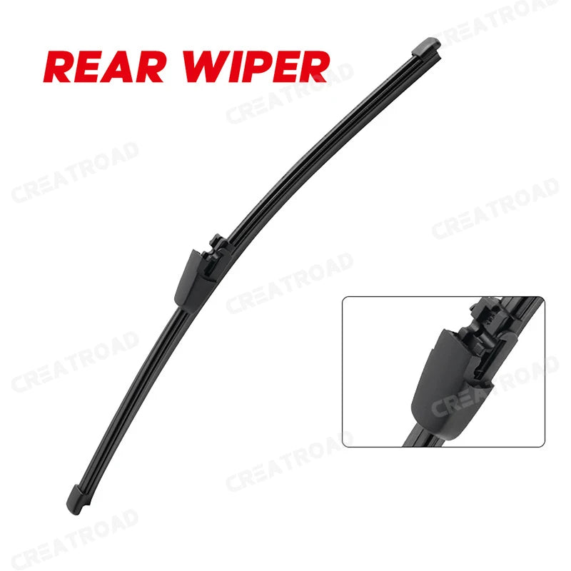 Wiper LHD Front & Rear Wiper Blades Set For Seat Ibiza Coupe 6J Hatchback 2012 - 2017 Windscreen Windshield Window 24"16"13"