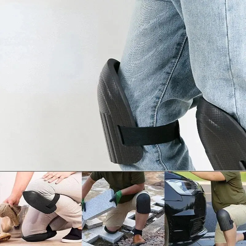 1pair Knee Protection Pad Tile Mud Workers Knee Paste Floor Brick Artifacts Moisture Thickening Brick Garden Manual Work Tools