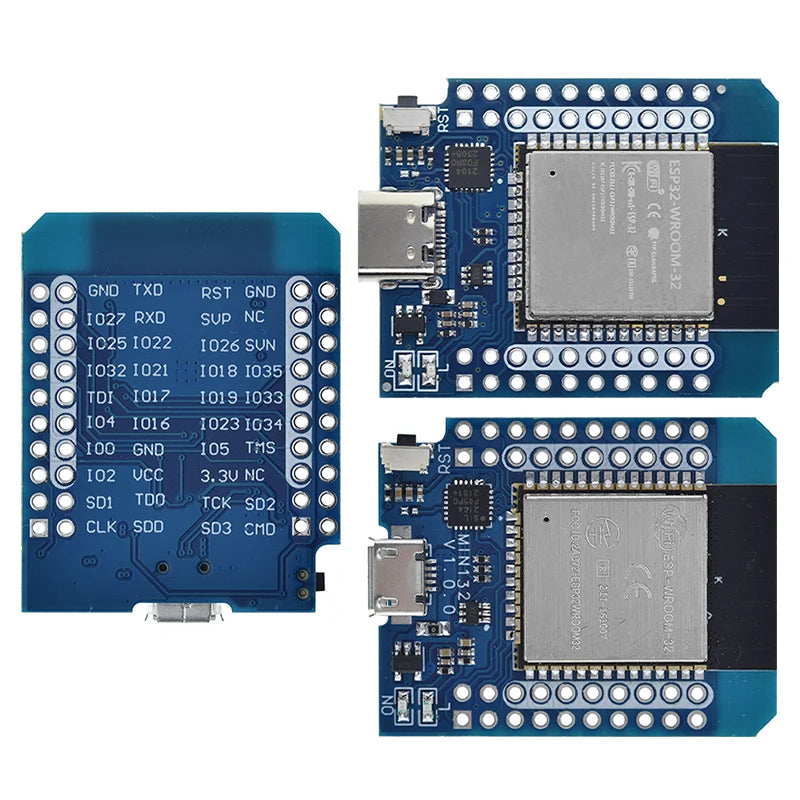 For Wemos D1 MINI ESP8266 ESP32 ESP-32S WIFI Bluetooth CP2104 Development Board Module For Arduino With Pins