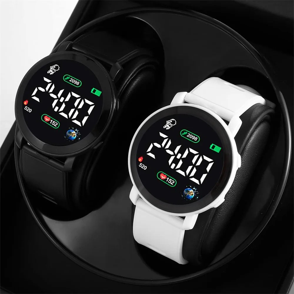 Couple Watches LED Digital Watch for Men Women Sports Army Military Silicone Watch Electronic Clock Hodinky Reloj Hombre