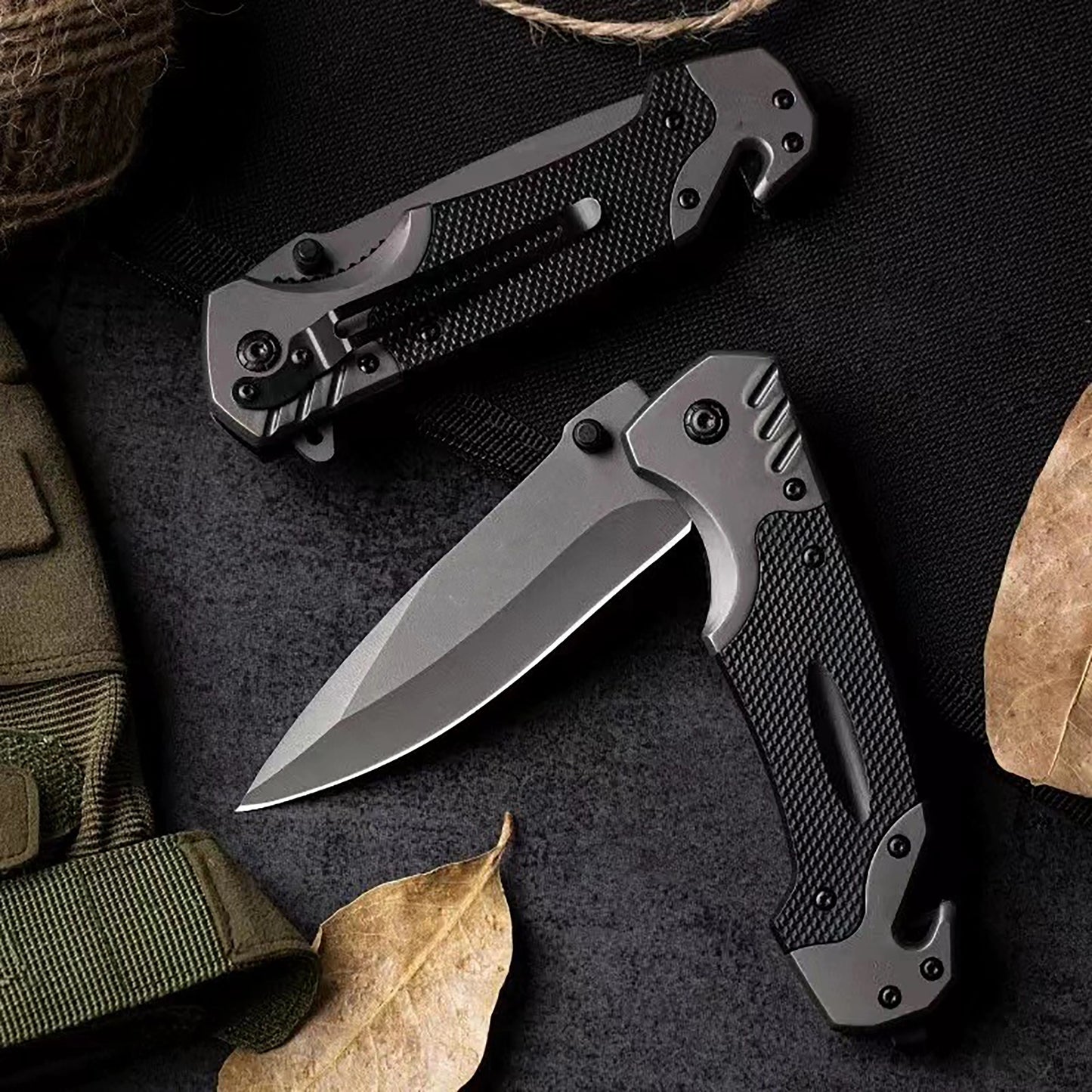 Convenient Sharp Survival Knife Multi Functional Folding Knife Outdoor Camping Hiking Wilderness Survival Knife Fishing Knife