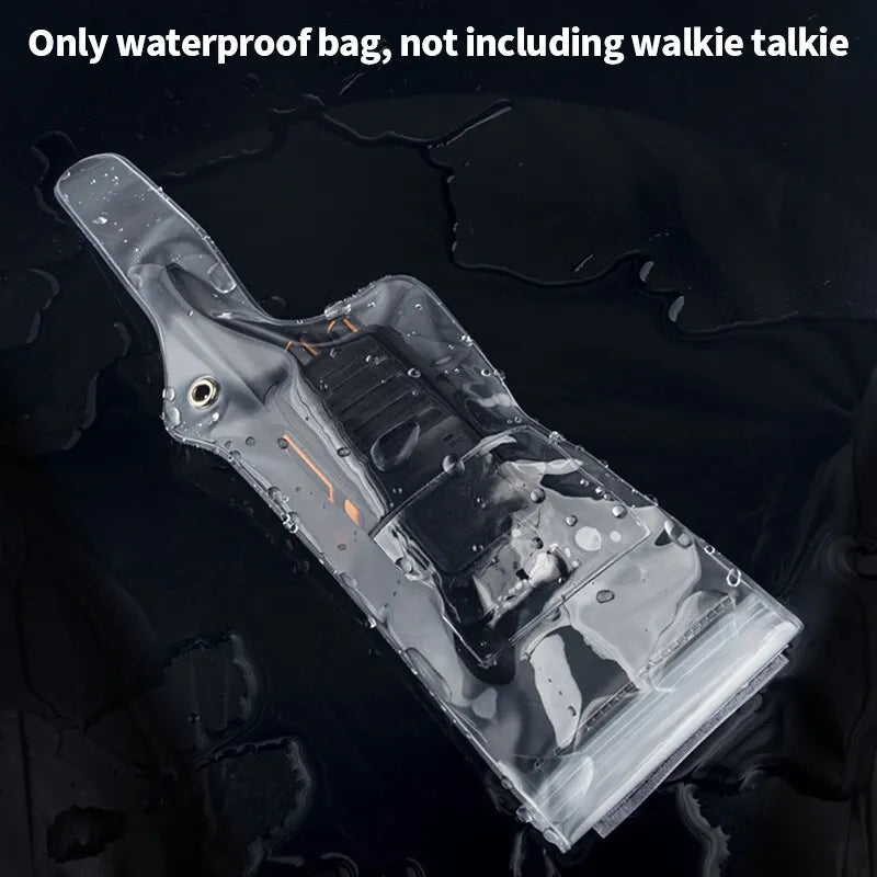 Portable Waterproof Rainproof Case Pouch For Baofeng Walkie Talkie Two-Way Radios Protector Cover