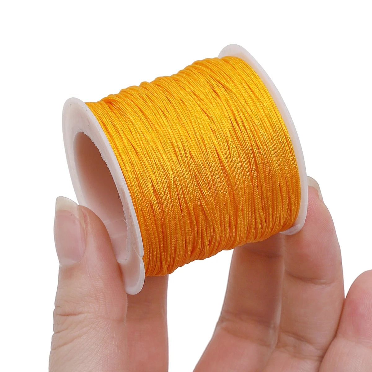 50M/roll 0.8mm Nylon Thread Cord Chinese Knot Cord Bracelet Braided String For DIY Tassels Beading String Jewelry Making