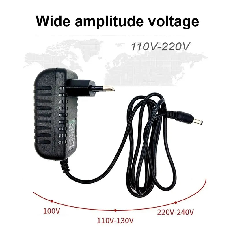 Power Adapter AC 100-240V Input DC Output Supply Charger EU/US 12V Universal Adapter Converter Plug for Camera DVR LED Robot LED