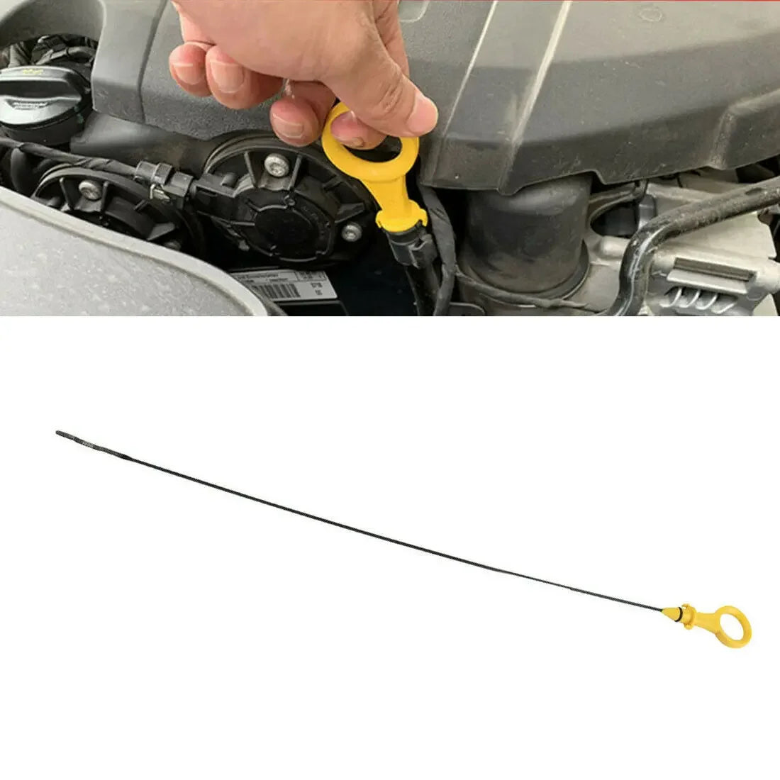 Auto Engine Oil Dipstick Car Engine Auxiliary for Audi A4 A5 Q3 Q5 VW 2.0T B8 B9 2009-2017 06H115611E Car Accessories