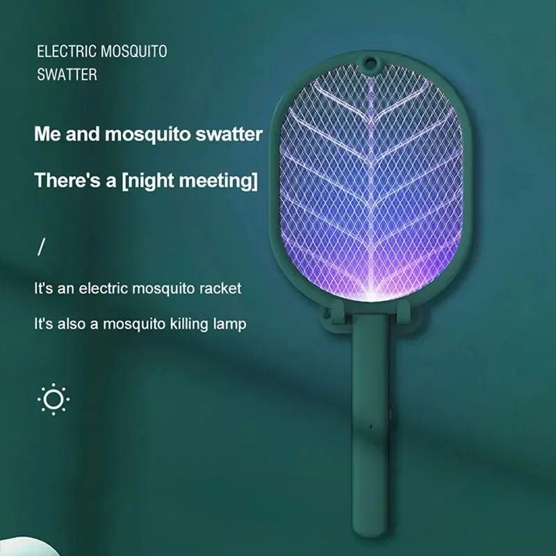 1pc Electric Mosquito Killer Swatter USB Rechargeable Electric Household Safety Mosquito Killer Anti Mosquito Trap