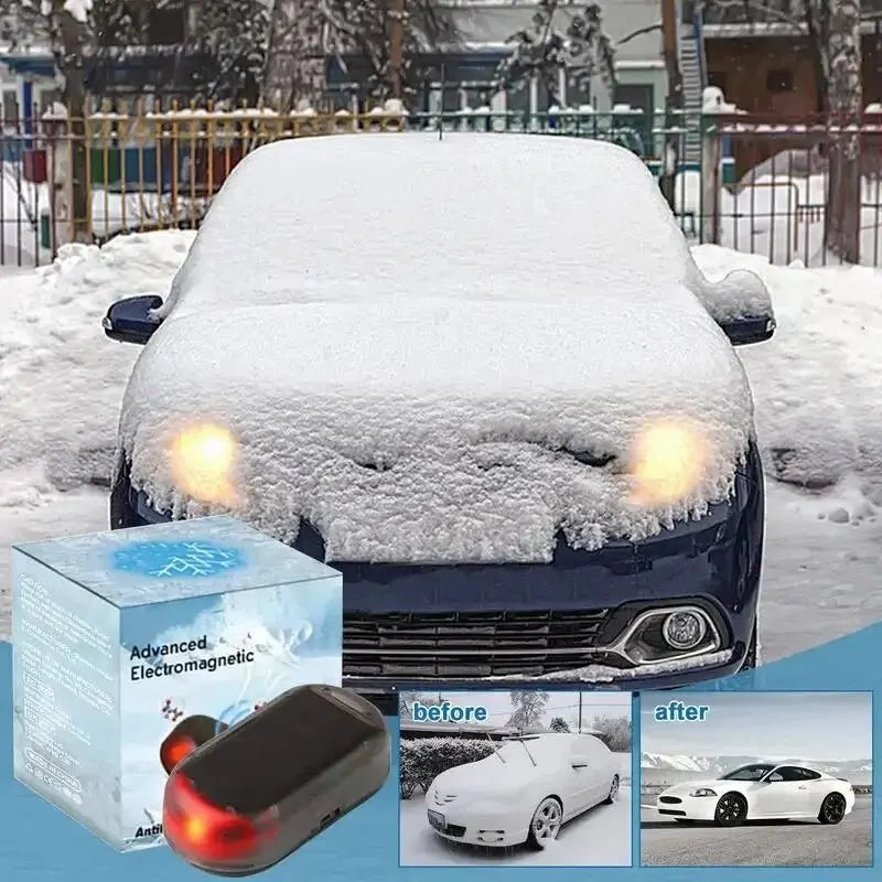 Electromagnetic Molecular Interference Anti Freeze Device Ice Snow Removal Deicing Instrument Tool Portable for Car Window Glass