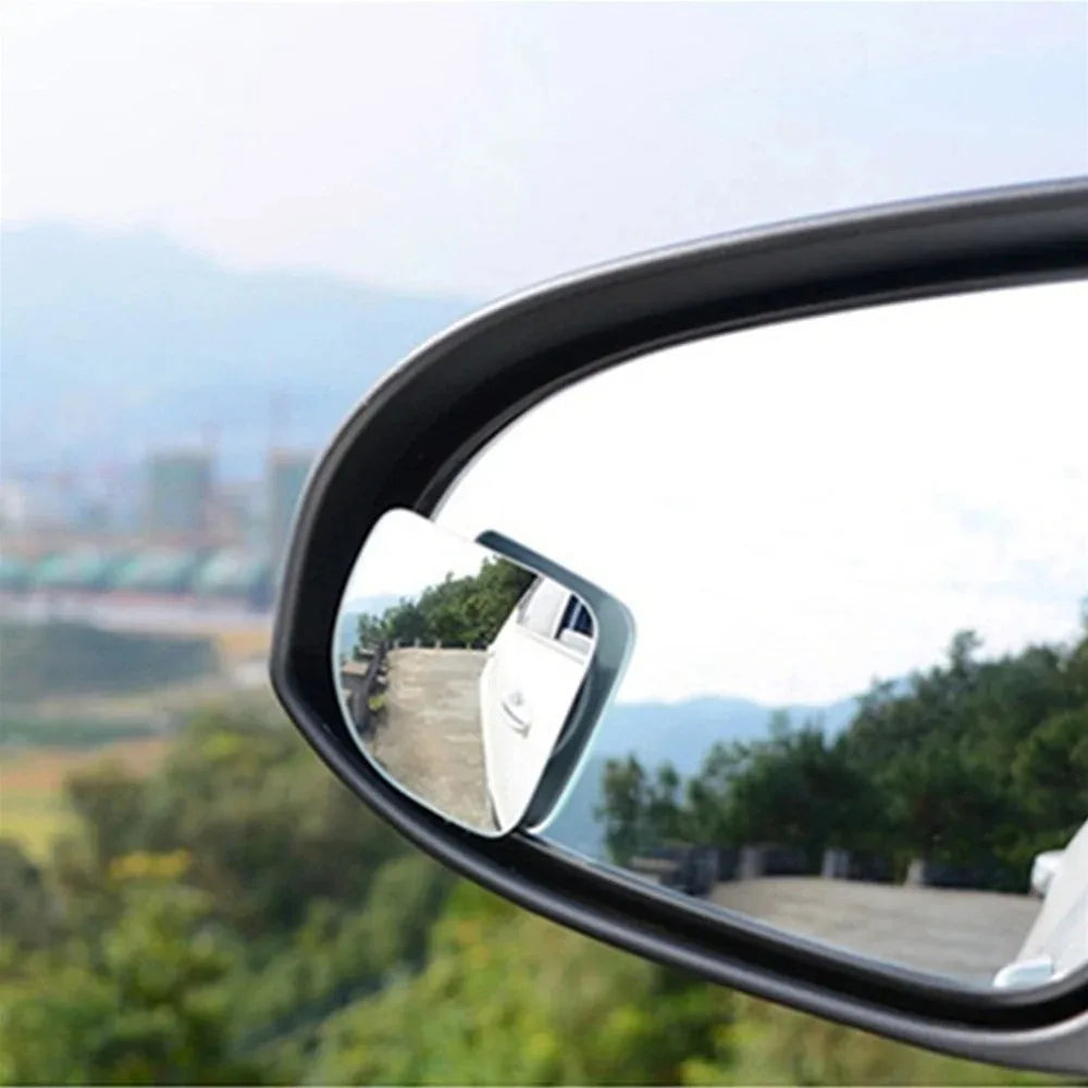 2 Pcs/4 PcsCar Styling Blind Spot Mirrors, Adjustable Wide-Angle Rearview Mirrors for Cars and Motorcycles