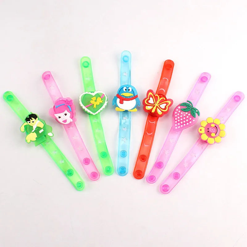 12pcs Light Up Their World with This Fun Cartoon Watch - The Perfect GiftFor Kids!