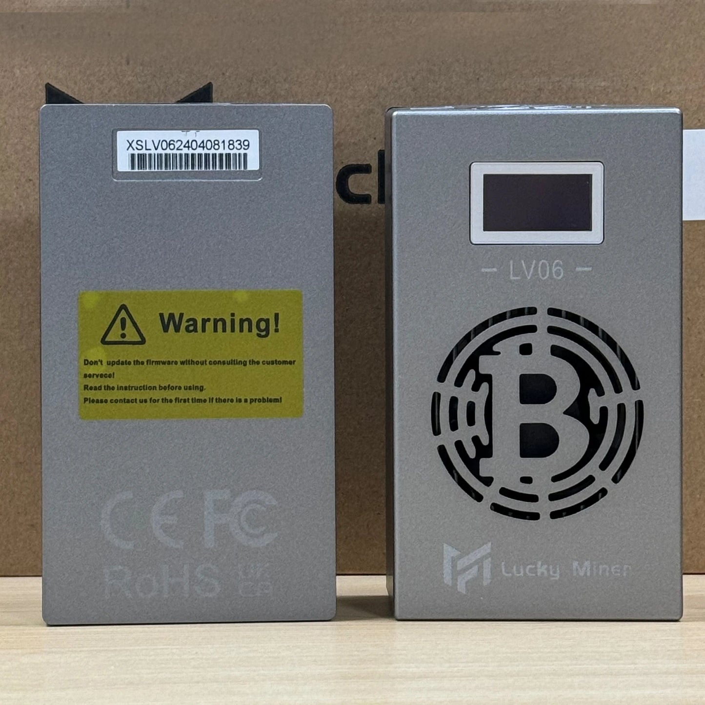 Bitcoin Miner Lucky Miner LV06 WIFI 504GH/S 13W BM1366 SHA256 BTC BSV DGB Home Silent Lottery Miner ASIC Mining Solo Miner