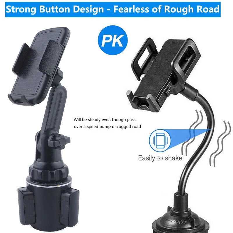 Car Cup Phone Holder Mobile Phone Stand in Car Phone Holder Stand for iPhone 13 12 Pro Max Xiaomi Huawei Phone Rotatable Stand