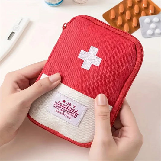 Portable Medicine Bag Cute First Aid Kit Medical Emergency Kits Organizer Outdoor Household Medicine Pill Storage Bag Travel