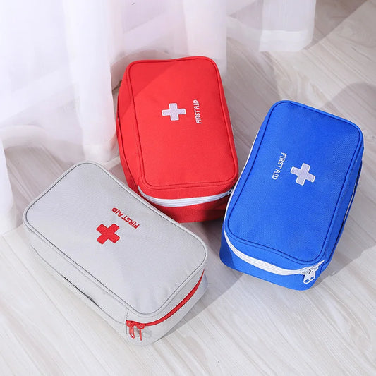 Empty Portable First Aid Kit for Outdoor Travel Home Small Medical Bag Emergency Survival Storage Household Camping Medic Box