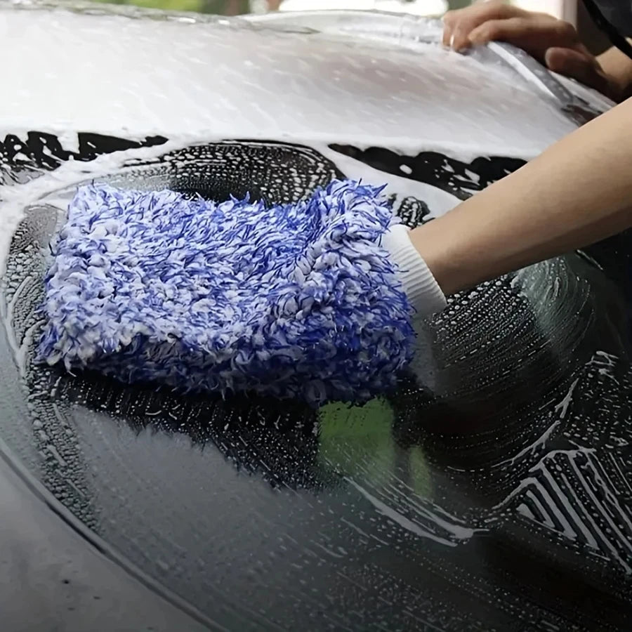 High Density  Car Cleaning Tools Glove Ultra Soft Mitt Microfiber Madness Wash Mitt Accessories Easy To Dry Auto Detailing Glove