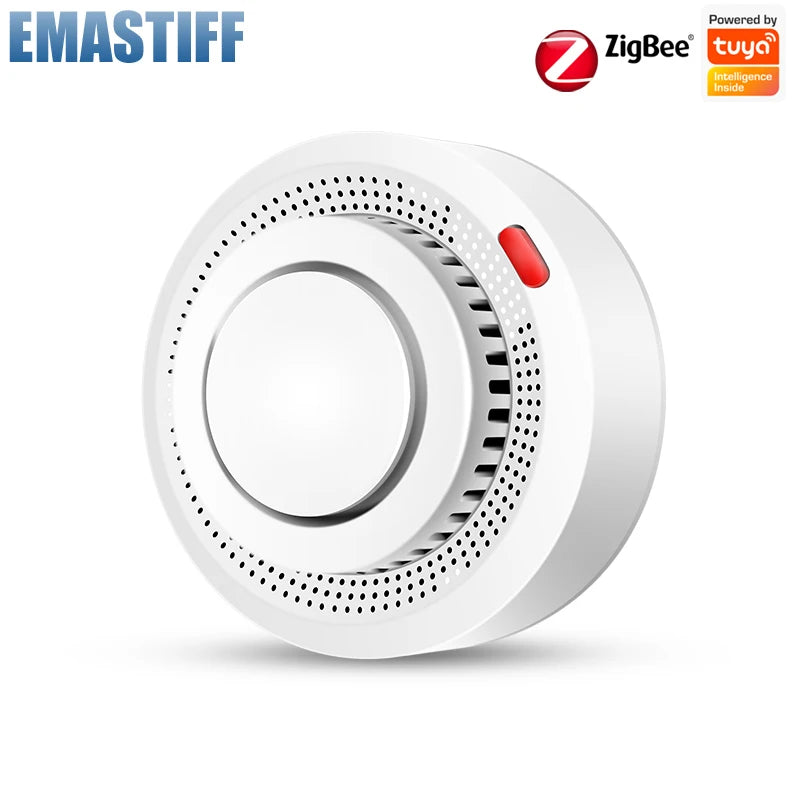 ZigBee Smoke Detector Tuya Smart Home Security Protection Smoke Sensor Fire Alarm System Work With zigbee gateway