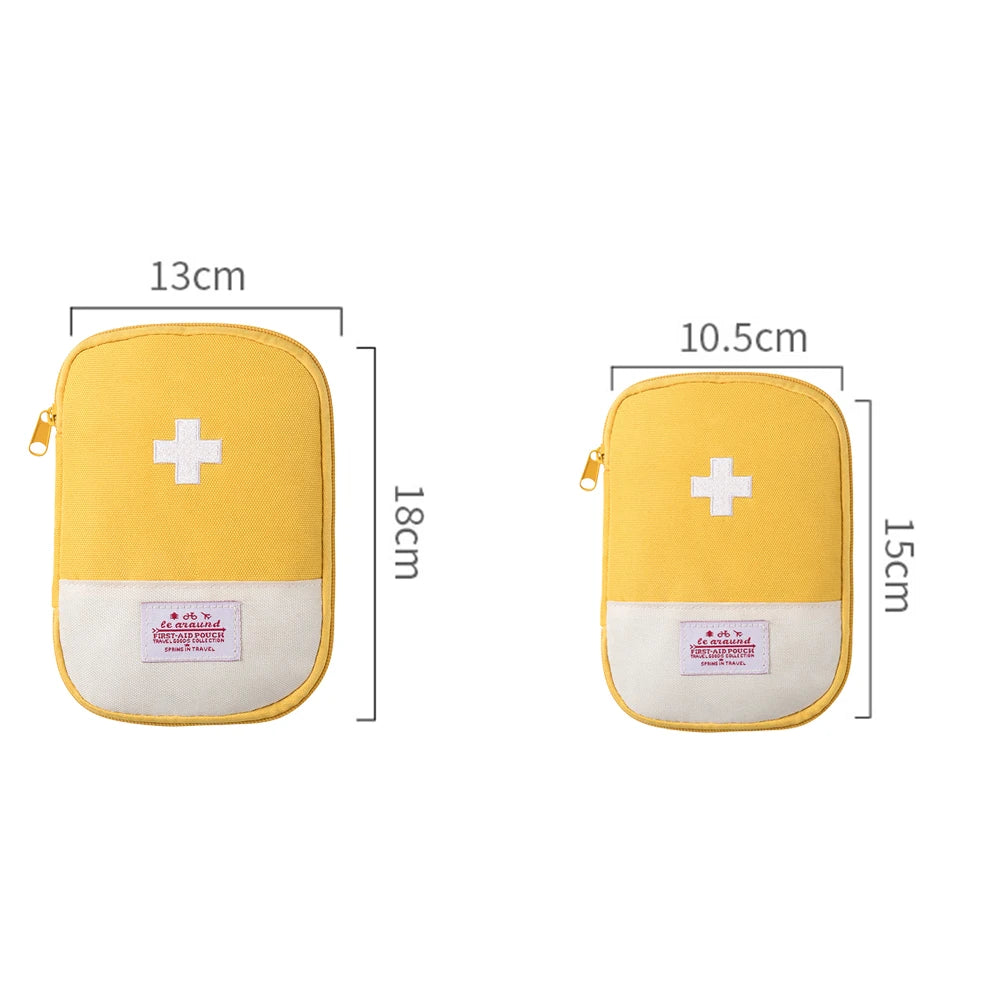 Home Medicine Bag Portable Cute First Aid Kit Medical Emergency Kit Organizer Outdoor Medicine Pill Storage Bag Travel EDC Pouch