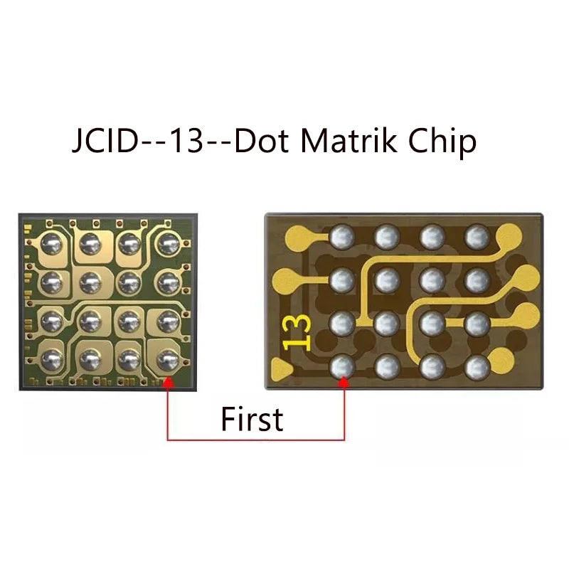 1PCS 5PCS 10PCS JC JCID Dot Matrix Chip Romeo2 Special 13 14 Chip For iPhone X-12PM Mini Universal Face ID IC Problem Repair