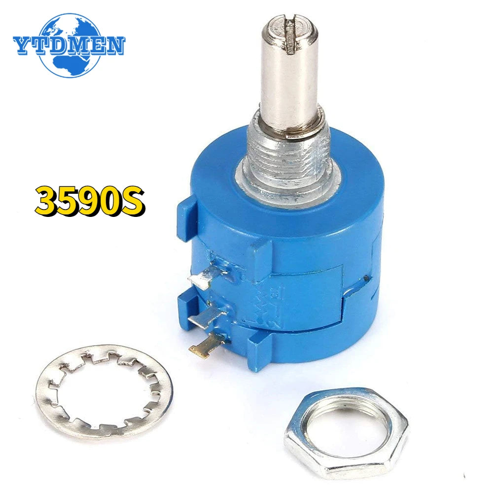 1PCS Potentiometers Precision Multiturn 3590S Wirewound Potentiometer Adjustable Resistor 100R 200R 2K 5K 10K 20K 50K 100K Ohm