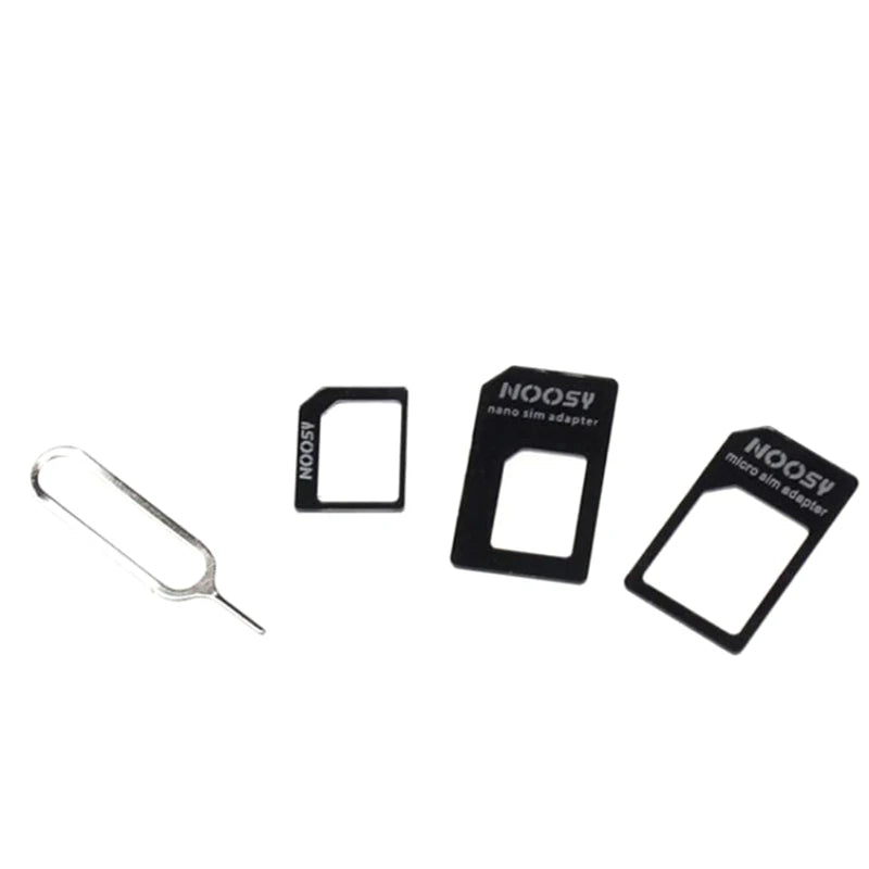 for Nano Card Adapter 4 in 1 Converter to Micro/Standard for All Mobile