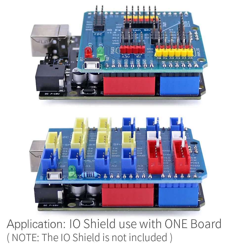 5V / 3.3V OPEN-SMART R3 Board (CH340) ATMEGA328P Chip Development Board with USB Cable Compatible for Arduino