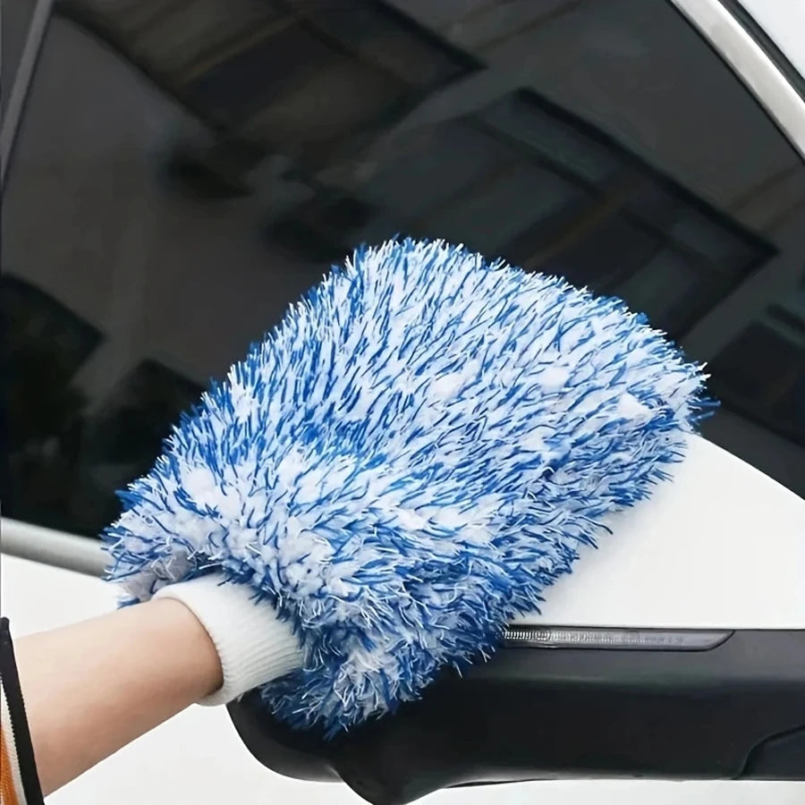 High Density  Car Cleaning Tools Glove Ultra Soft Mitt Microfiber Madness Wash Mitt Accessories Easy To Dry Auto Detailing Glove