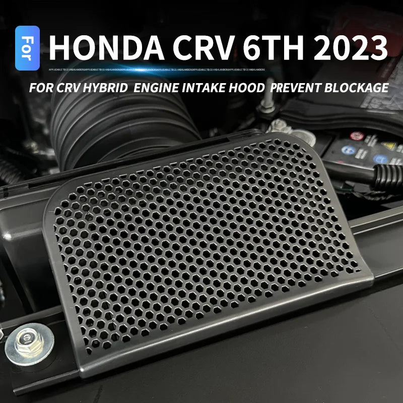 Car Engine intake hood For Honda CRV 2017-2022 5th Engine Hood Vent  Inlet Air Intake For CR-V 2023 6th Engine protector Case