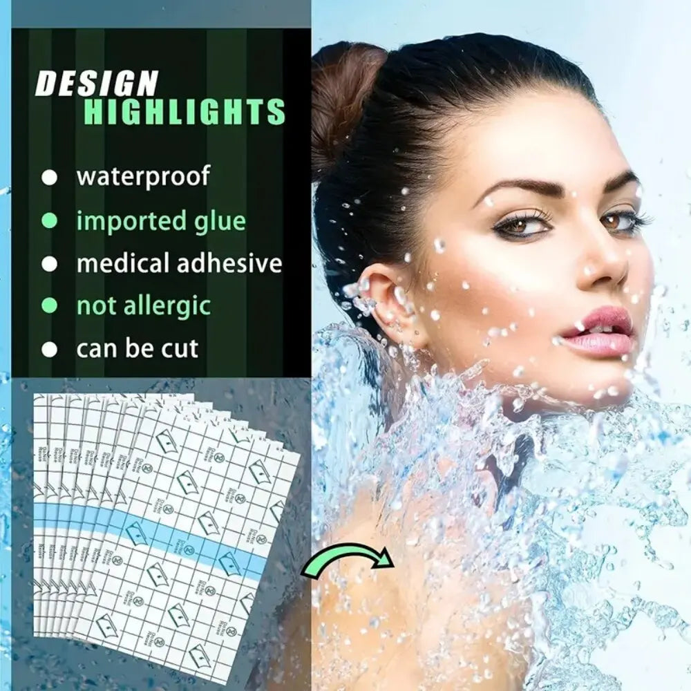 PU Waterproof Bandages Disposable Transparent Stretchable Adhesive Bandages Waterproof Protect Your Tattoos And Showers