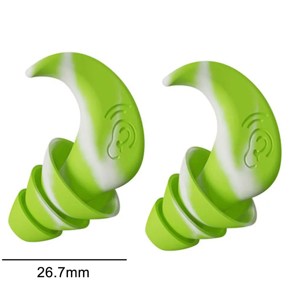 Anti Noise Silicone Earplugs Waterproof Swimming Ear Plugs For Sleeping Diving Surf Soft Comfort Natation Swimming Ear Protector