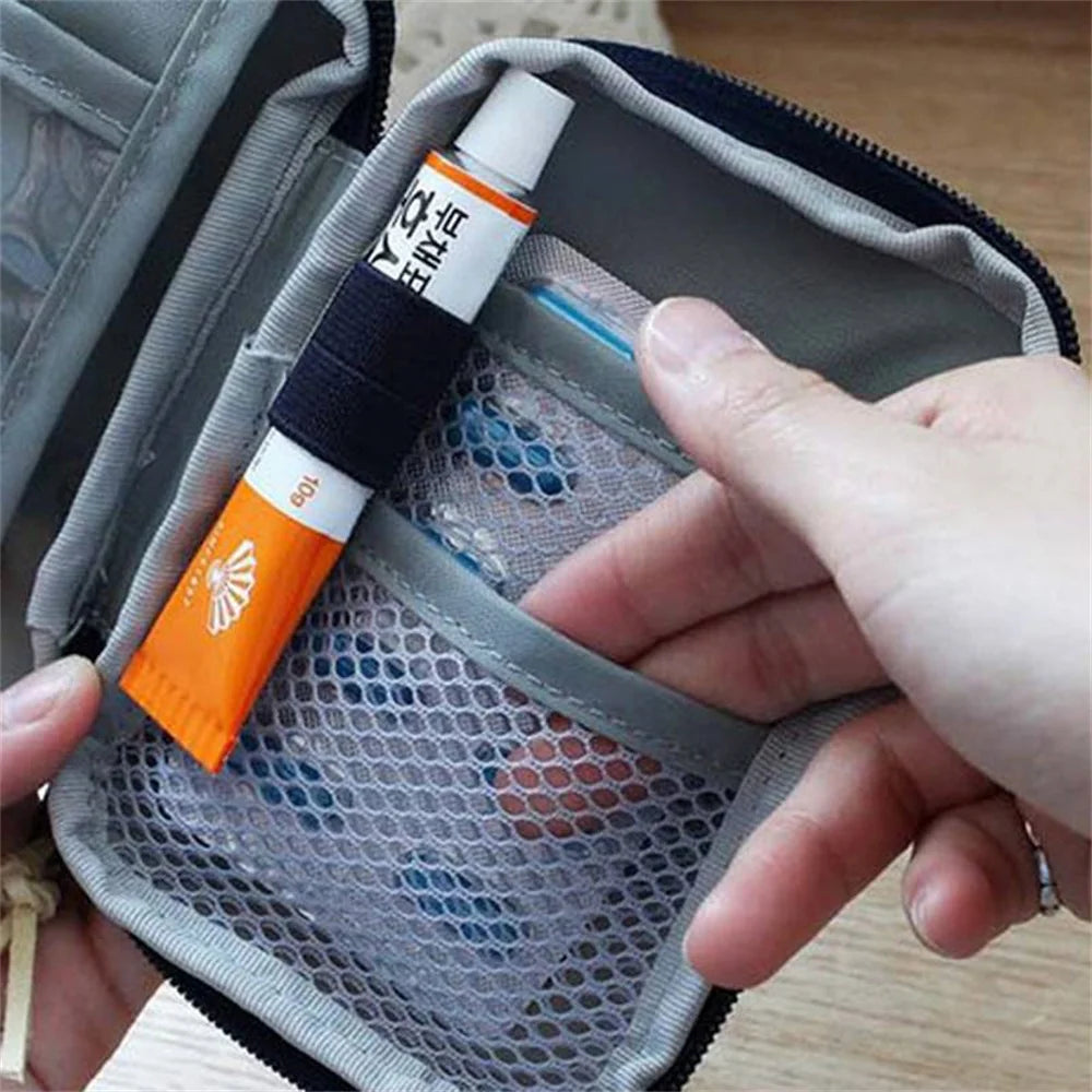 Portable Medicine Bag Cute First Aid Kit Medical Emergency Kits Organizer Outdoor Household Medicine Pill Storage Bag Travel