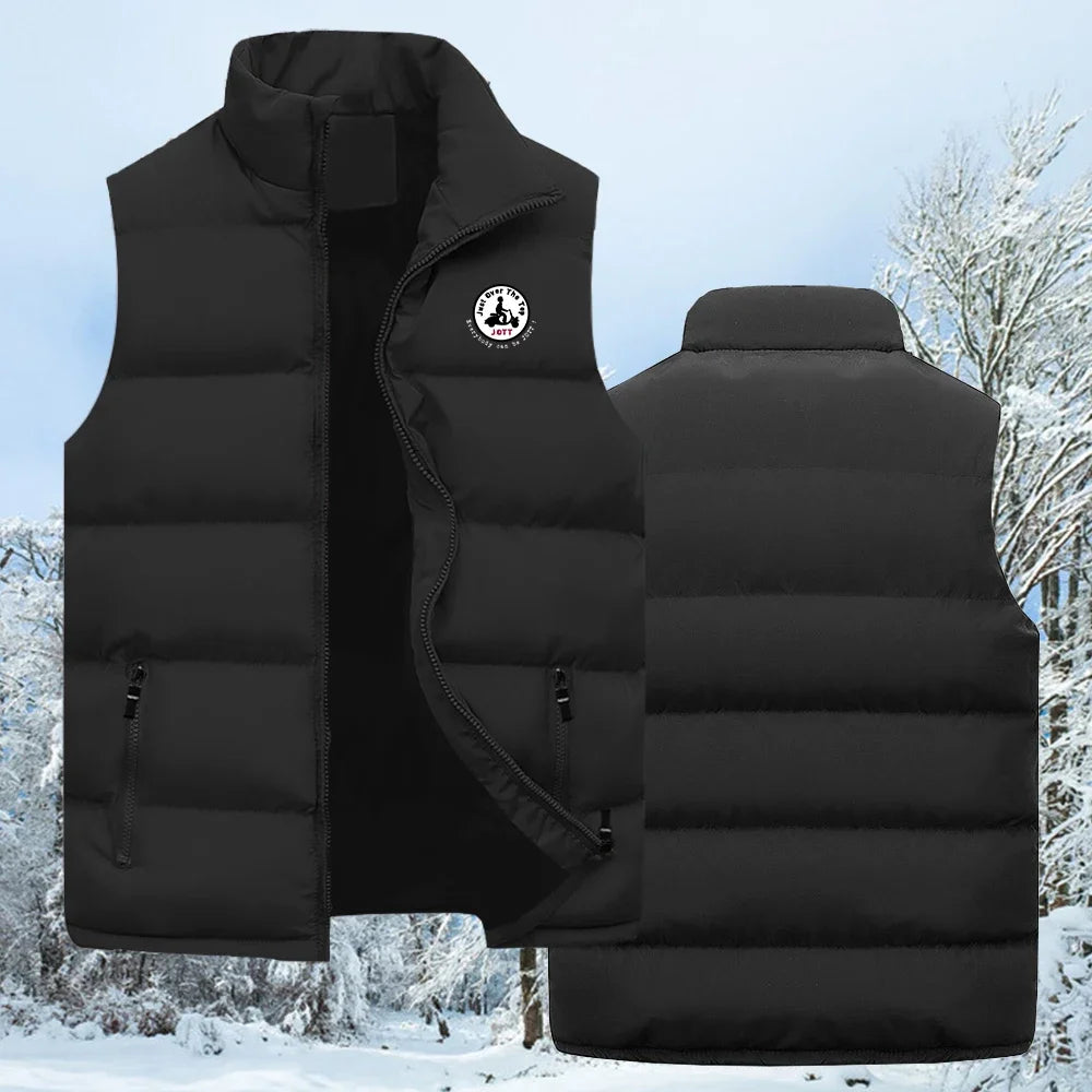 Men New Down Vest Autumn and Winter Sportswear Coat Men's Warm Windproof Sleeveless Puffer Vests Jacket Brand Clothing Waistcoat