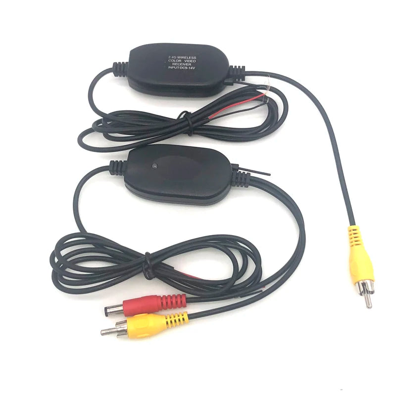 2.4G Wireless Color Video Transmitter and Receiver for The Vehicle Backup Camera Front Car Camera