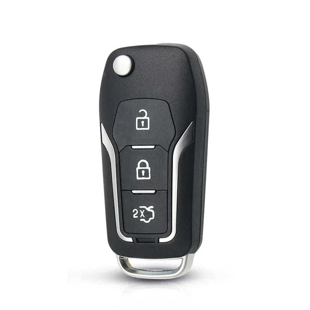 KEYYOU Modified Flip Folding Remote Car Key Shell For Ford Focus Mondeo Fiesta C S Max Galaxy