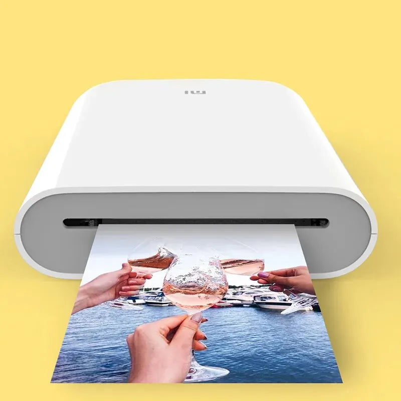 New Original Portable Mini Xiaomi Pocket Photo Printer Wireless Bluetooth Thermal Print AR Video Mijia ZINK Self-adhesive Color