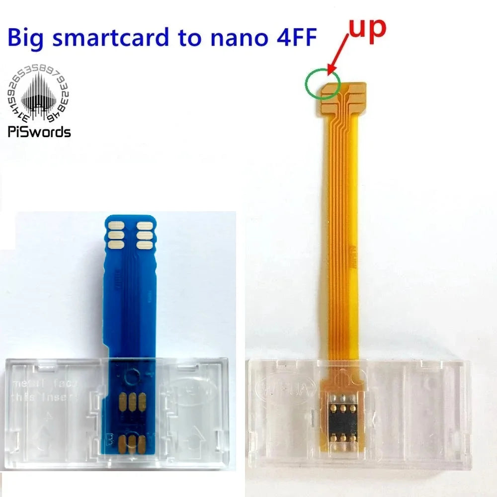 smartcard converter to Vertical nano sim usim card 4FF adapter converter