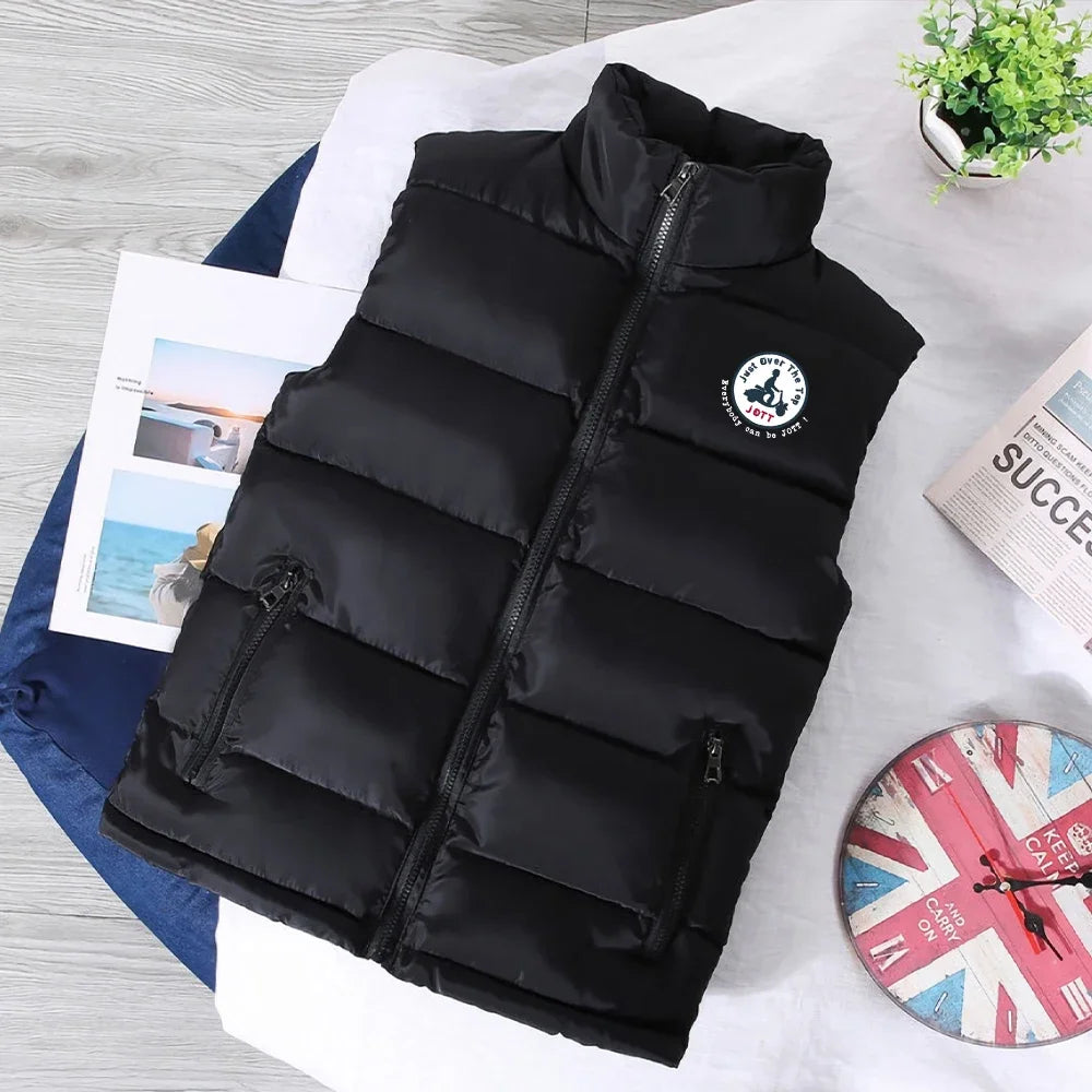 Men New Down Vest Autumn and Winter Sportswear Coat Men's Warm Windproof Sleeveless Puffer Vests Jacket Brand Clothing Waistcoat