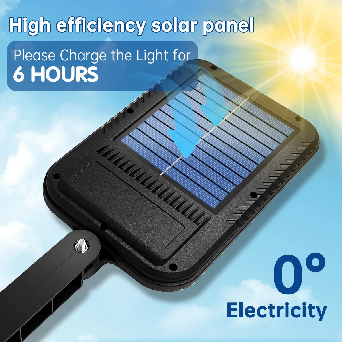 Solar Street Light IP65 Waterproof.