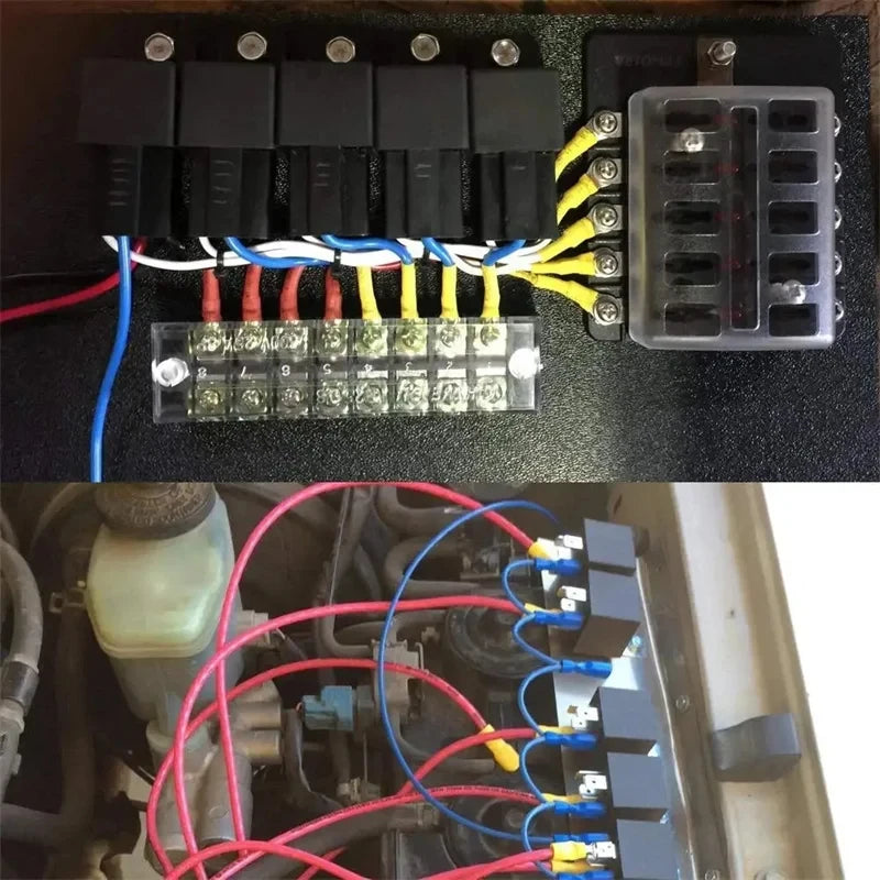 New Insulated Cable Connector Electrical Wire Crimp Spade Butt Ring Fork Set Ring Lugs Rolled Terminals Assorted Kit