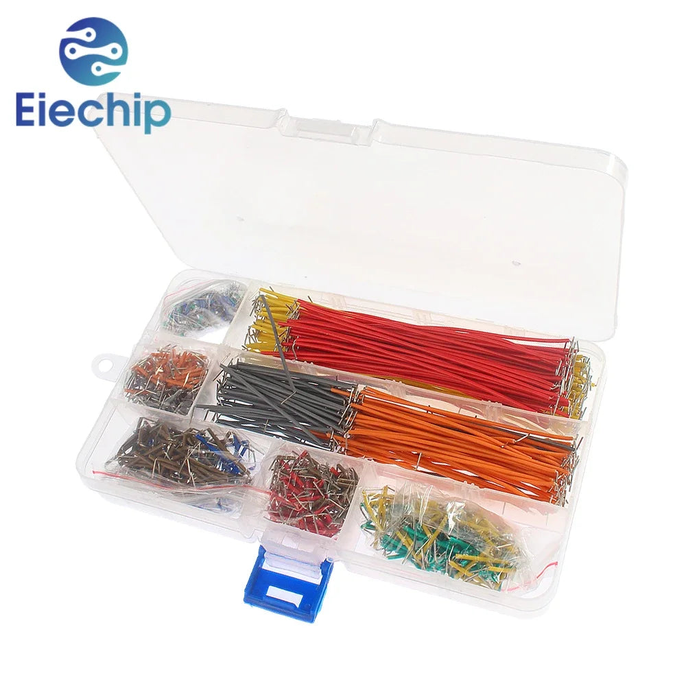 840/560/350PCS Breadboard Jumper Wire Kit with Box 14 Lengths Assorted for Breadboard Prototyping Circuit Boards Diy Electronics