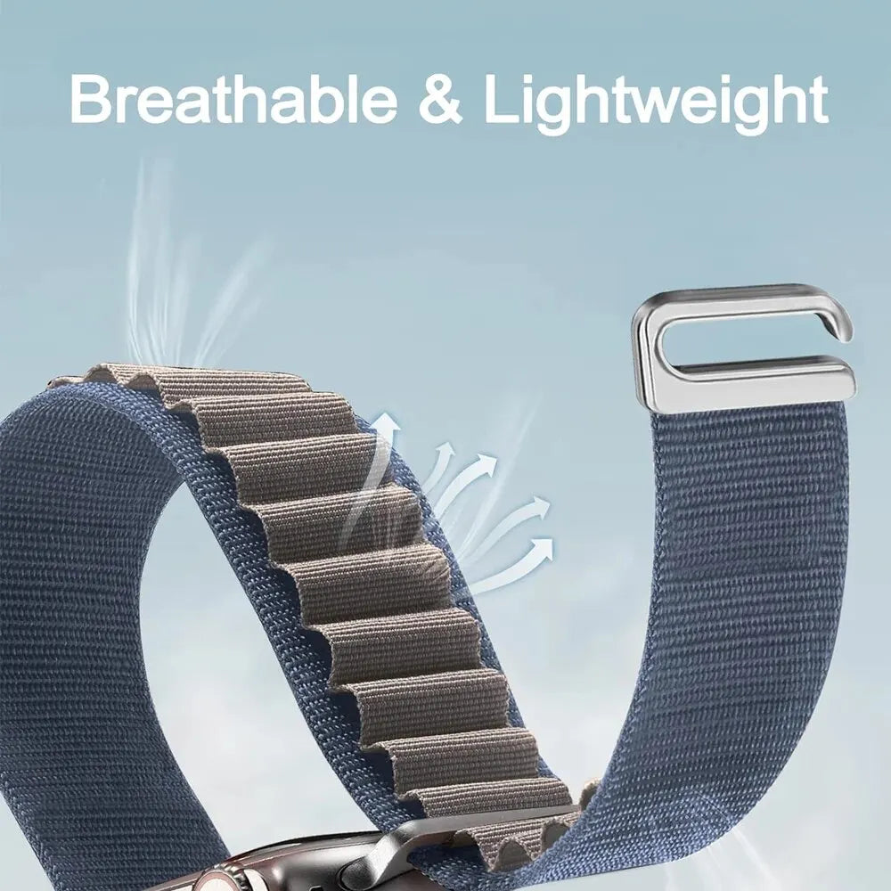 Alpine Loop for Apple Watch Ultra 2/1 Band 49mm 45mm 44m 42mm 41mm 40mm 38mm Nylon Strap for IWatch 9 8 7 6 5 4 3 SE Bracelet